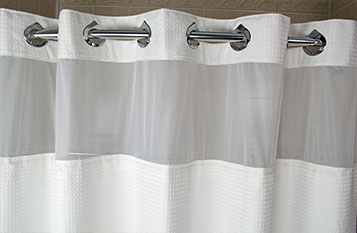 product Basketweave Shower Curtain