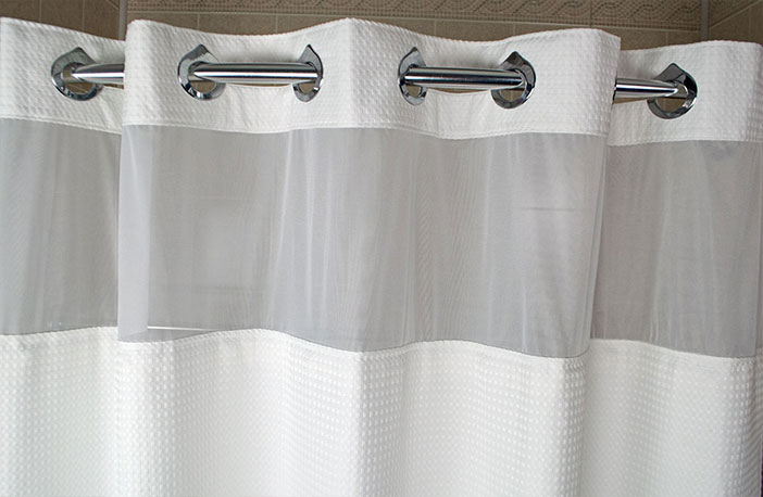 Basketweave Shower Curtain